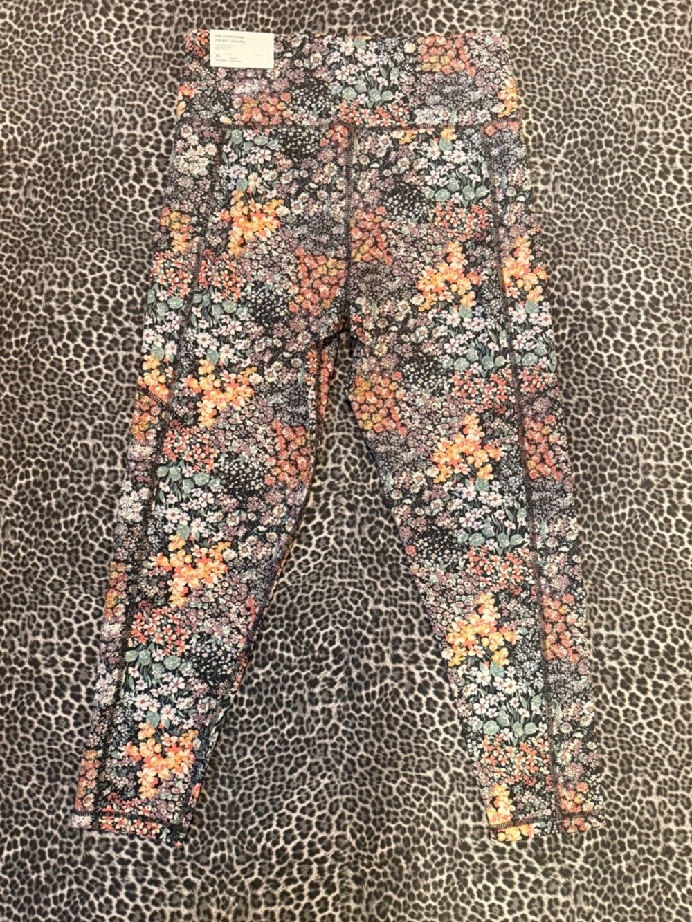 Floral High-Rise Leggings American Eagle Aerie The Everything Pocket Floral NWT - Picture 3 of 10